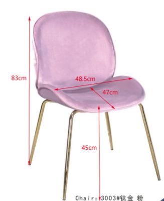 Chine Fer travaillé de la flanelle 48.5cm 47cm de mode dinant la chaise à vendre