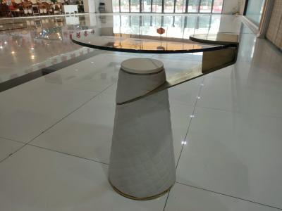 China mesa de centro chapeada ouro de 65cm à venda