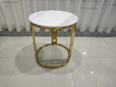 China mesa de centro dourada 60cm à venda