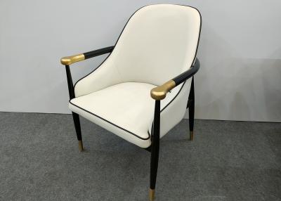 China Velvet Fabric 150KG Wrought Iron Dining Chair for sale