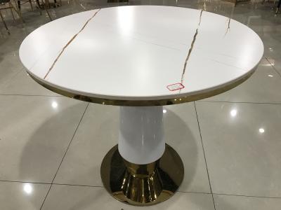 China 72cm High Nesting Wrought Iron And Marble Coffee Table for sale