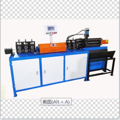 China Auto Wire Straightening Cutting Machine Chasing Shear Wire Straightener And Cutter for sale