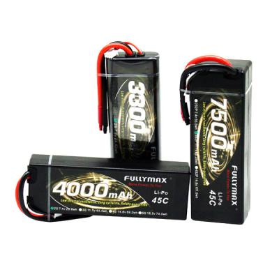 Chine 7,4 la batterie de voiture de volt 4s 3s Rc de volt 3,7 emballent le remplacement 3000 l'heure-milliampère 5000 heure-milliampère de Lipo à vendre