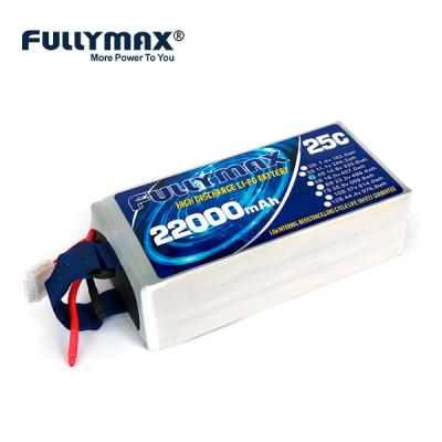 China Fullymax Lipo 4s 22000mah 14.8v Lipo Battery 25C Quadcopter Muti Copter Private Hobbyist Drone Battery for sale