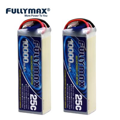 Chine Bourdon Li Polymer Battery 10000mah 22.2V 25C 6s 10000mah Lipo de batterie du Li-ion 6s à vendre