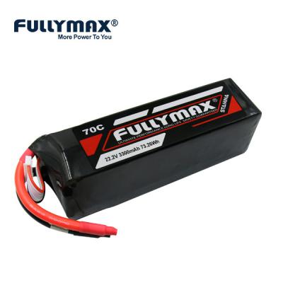 中国 Fullymax 6s 3300mah Lipo電池FPV Quadcopter 70C 22.2VのスタミナのFullymax電池 販売のため