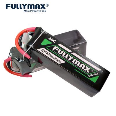 China 45C 22.2V 6s 4500mah Lipo Battery For Rc Plane RC Airplane Battery for sale