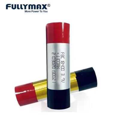China 3.7 E-Cig Battery Fullymax 1100mah Lipo Battery 3A Cylindrical 3.7V 18400 For Consumer Electro for sale