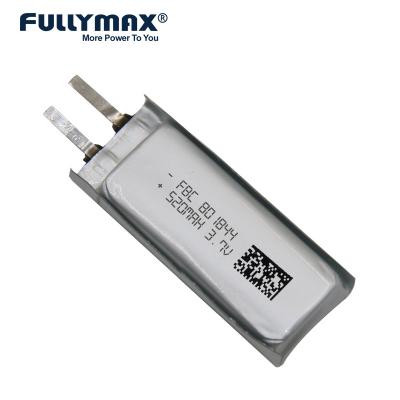 China 801844 exhibición automática del funcionamiento del rectángulo de la célula de la bolsa de la batería del Cig de 520mAh 3.7V 5A Vip E en venta