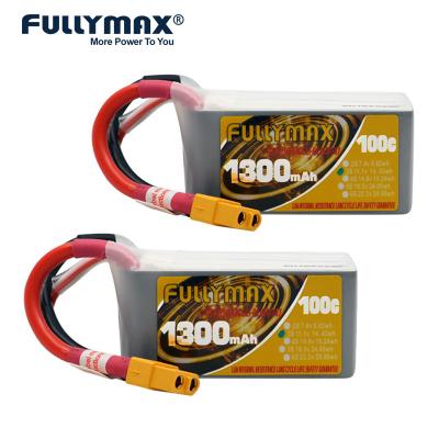 China Xt60 11.1v 3s 1300mah Lipo Batteries For Rc Airplanes Helicopter 100c Li Ion Fullymax 3s 1300mah Lipo Battery 3-Cell for sale