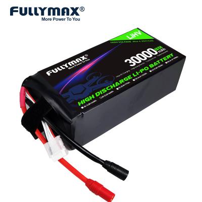 China 30000mAh 6s Lipo Battery 22.2V 15C 6 Cell EVTOL Cargo Transport Industry AS150 XT150 Plug for sale