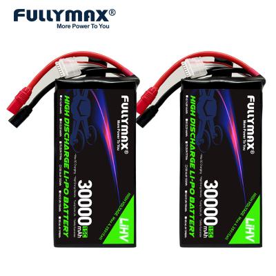 China 30000mAh 12 Cell Lipo Battery 12S 44.4V 15C EVTOL Agriculture Drones Underwater Robotics for sale
