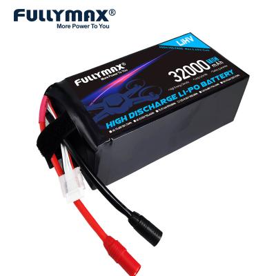 China 12s Drone Battery 32000mAh 10C 47.04V Fullymax UAV Lipo Battery Pack High Voltage for sale