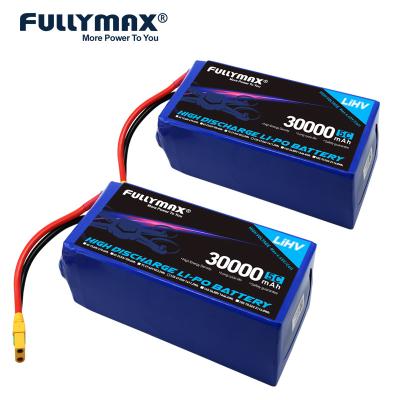 China Bateria Lipo Xt90 Alta Voltagem 12S 30000mAh 47,04V 5C LiHV Carregador Compatível à venda