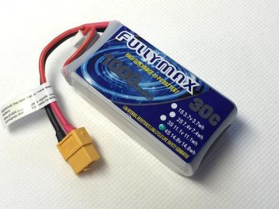 China XT60 Plug LiPo Battery Pack 30C 1000mAh 4S 14.8V For RC Cars RC Aircraft for sale