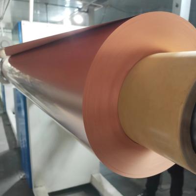 China bobina de la hoja del cobre 105um para proteger, rollo excelente de la adherencia de la hoja de cobre en venta