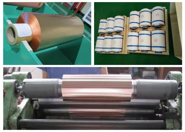 FPC / FCCL RA Copper Foil Sheet Roll , SGS 99.95% Purity Pure Copper Foil