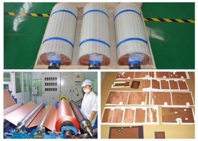 China High Ductility Copper Foil For Pcb , ISO Width 1380mm Copper Sheet Plate for sale