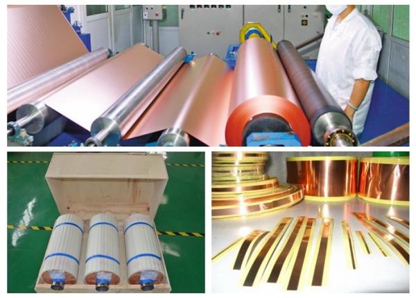 PCB / CCL Copper Foil Sheet , Min 1.20kg / Cm Peel Strength HA Copper Foil