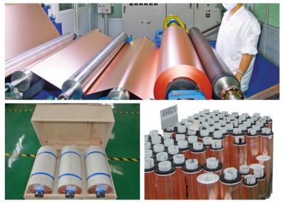 China 5 - 660mm Width Copper Foil For Pcb , Single Side Black Treated Ra Copper Foil for sale