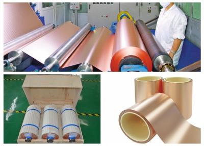 China Gray Treated Single Side PCB Copper Foil 500 - 5000 Meter Length Per Roll for sale