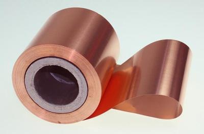 China 10 Micron High Performance Copper Foil Double Matter Side 500 - 5000 Meter Length for sale