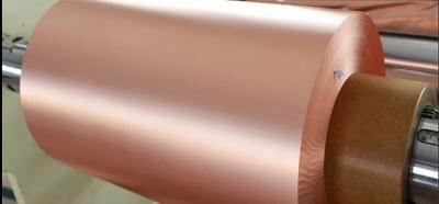 中国 25Mic LP Electrolytic Copper Foil 500 - 5000 Meter Length Per Roll 販売のため