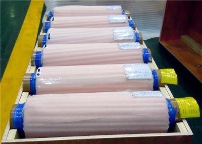 China El rojo lateral brillante doble 7um enrarece el rollo del cobre del ED para la batería de litio en venta
