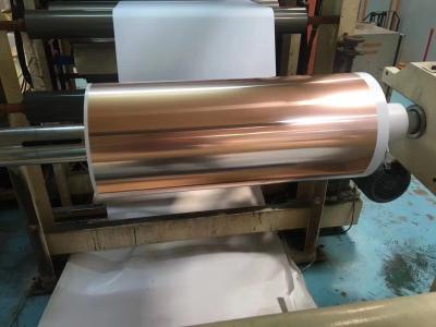 China Lithium Ion Battery Copper Foil 6um 7um 8um 10um / Large Copper Sheet Roll for sale