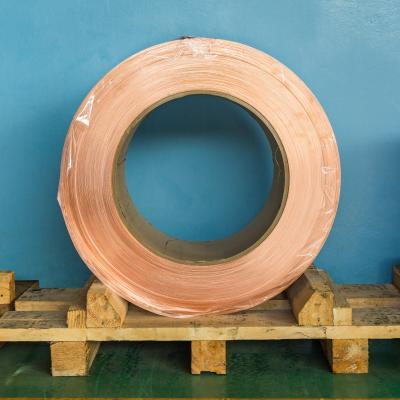 China Ultra width ultra thin Rolled Copper Strip T2,C1100 Annealed Copper Strip for sale