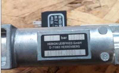 Chine Heidelberg-A1 184 0020 un lETBFRIED D-71083 Gmbh de HERION à vendre