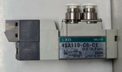 China 4SA119-C6-C2 VÁLVULA electromagnética CKD 0.7MPa 12V Shinohara Printer Parts en venta