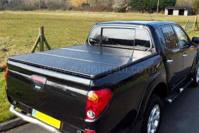 China OEM Manufacturer Wholesale Aluminum Tri Fold Truck Bed Cover 10 Minutes Easy Installation For Hilux Revo for sale