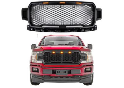China 4x4 ABS Plastic Pickup Front Grill DO-GR-F150A With LEDs For Ford F150 for sale