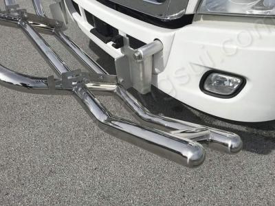 China 304 S/S Hot Sale Deer Guard Bumper For American Semi Big Truck Heavy Buty Body Parts for sale