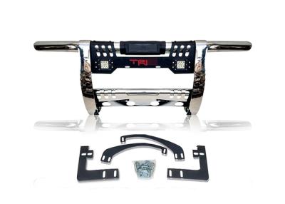 China LEDs Grille Guard With Skid Plate Pickup Truck Bull Bar for sale