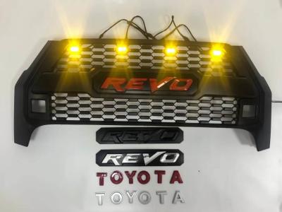 China ABS Front Grill negro plástico de Wholesale del fabricante del OEM para Toyota Hilux Rocco Revo 2020 2021 en venta