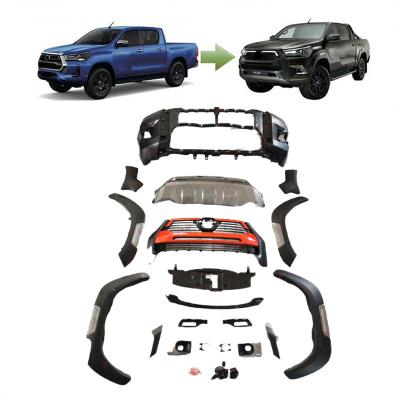 China OEM Manufacturer Wholesale Black Car Front Bumper Rocco 2020 2021 Facelift Body Kit for sale