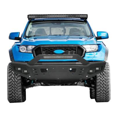 China Powder Coat Polished 4x4 Steel Front Truck Bull Bar For Ford Ranger T7 T8 Wildtrak for sale