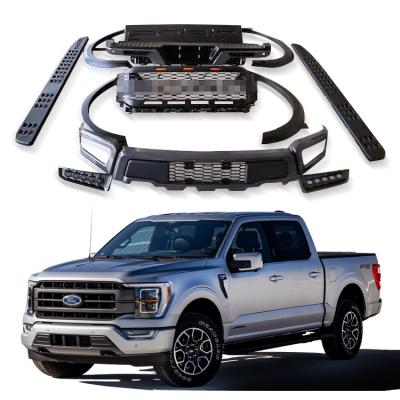 China Ford F150 Car Front Rear Bumper Grille Facelift Wide Conversion Bodykit for sale
