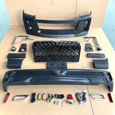China ABS Plastic Car Body Kit Facelift Front Rear Bumper Front Grille Hiace 2018+ for sale
