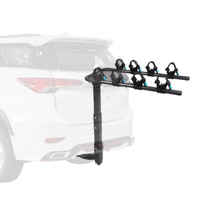 China Steel Rear Tow Hitch Mounted Car Bicycle Rack Carrier For Suv Car Vehicle for sale