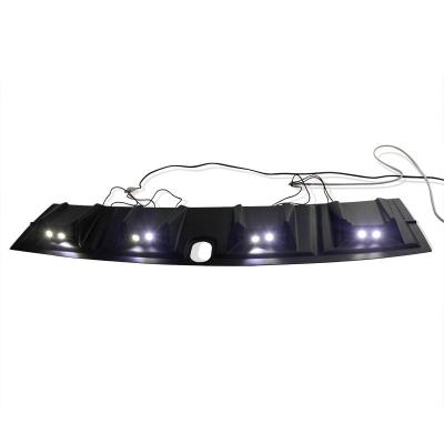 China 4x4 Car Accessories With Led Light Matte Black Top Cover Front Car Roof Spoiler for sale