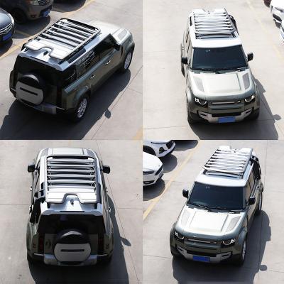 China Tierra ligera Rover Defender 110 de la baca de la cesta del portador de equipaje del tejado del coche 2020 en venta