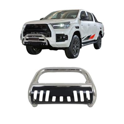 China Factory Selling 4x4 Truck Bull Bar Stainless Steel For Front Bumper Toyota Hilux Vigo Nissan Navara Ford Ranger for sale