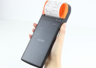 中国 複数の接触携帯用POSターミナル6インチ スクリーン手持ち型Gps Nfc Wifi 販売のため