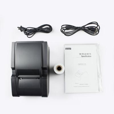 China Mini 58mm Black POS Receipt Printer Smart Energy Saving Compact Design for sale
