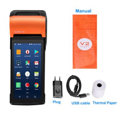China Mini Android Handheld POS Terminal / Cash Collecting Android Pos Machine for sale