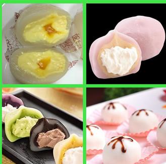 China PLC Automatic Mochi Ice Cream Food Forming Machine for sale