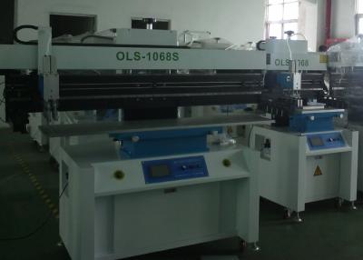 China Impressora da tela do PWB SMT da luz do tubo do diodo emissor de luz, impressora do estêncil da pasta da solda de 1,2 medidores à venda